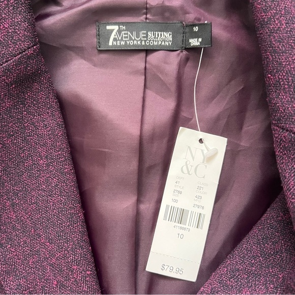 7th Avenue Blazer Jacket Women Size 10 - Picture 8 of 9